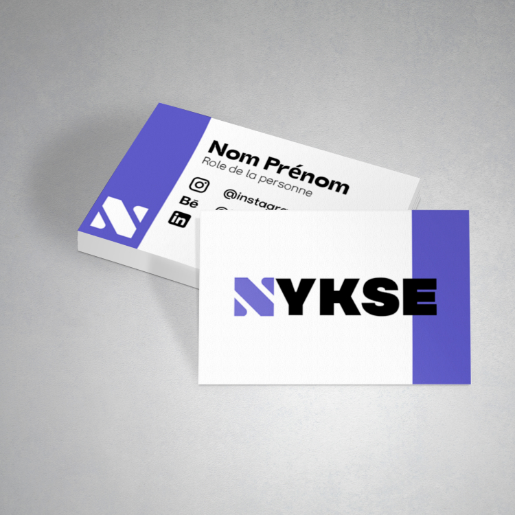 projet nykse carte de visite